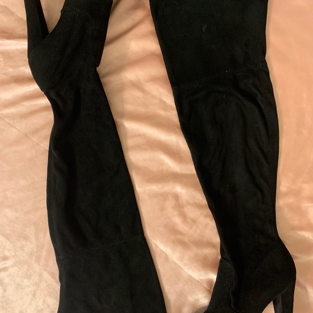 Black Over-the-Knee Women's Boots